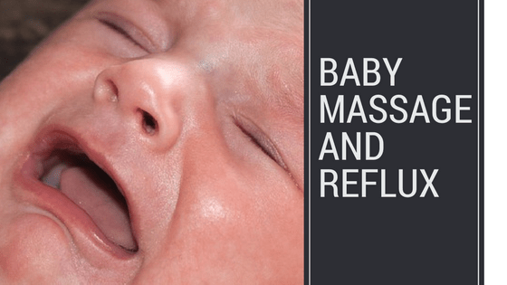 baby massage and reflux