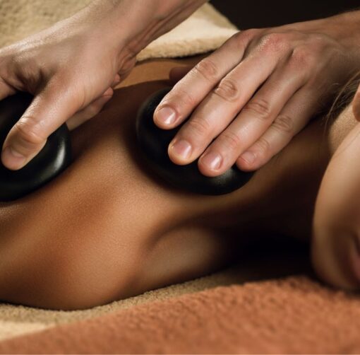 massage using stones