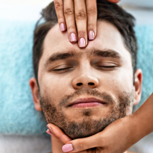 mens face massage