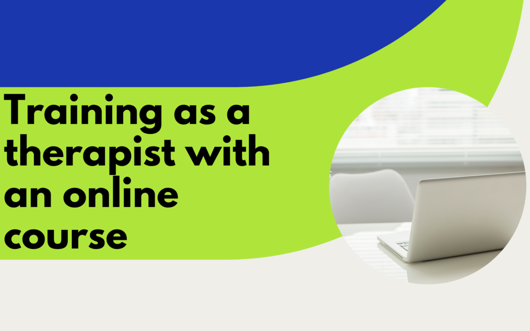 Training as a therapist with an online course