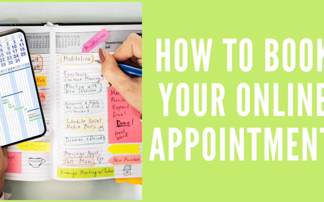 how to book an online appointment