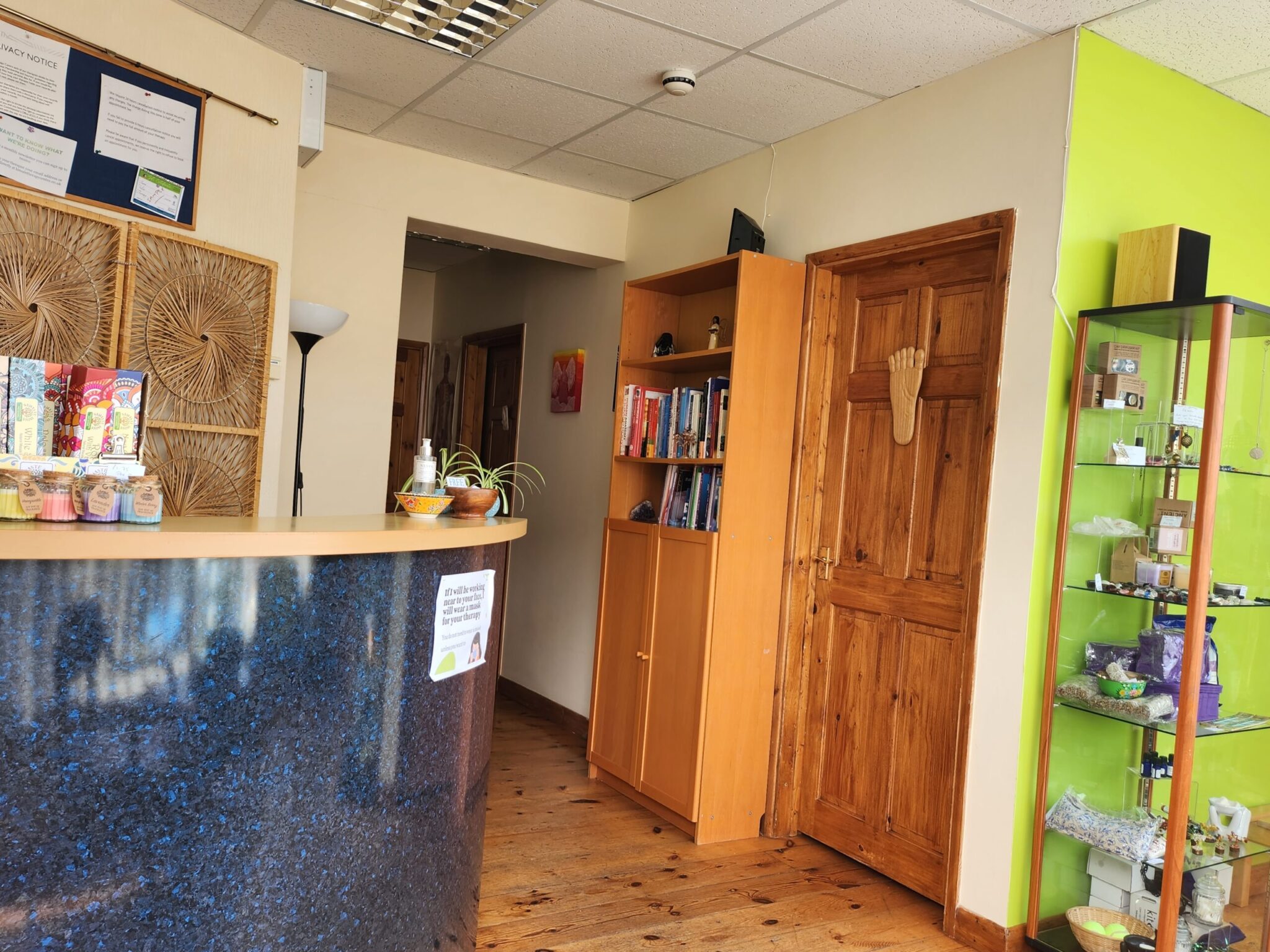 Reception area at Therapy Centre