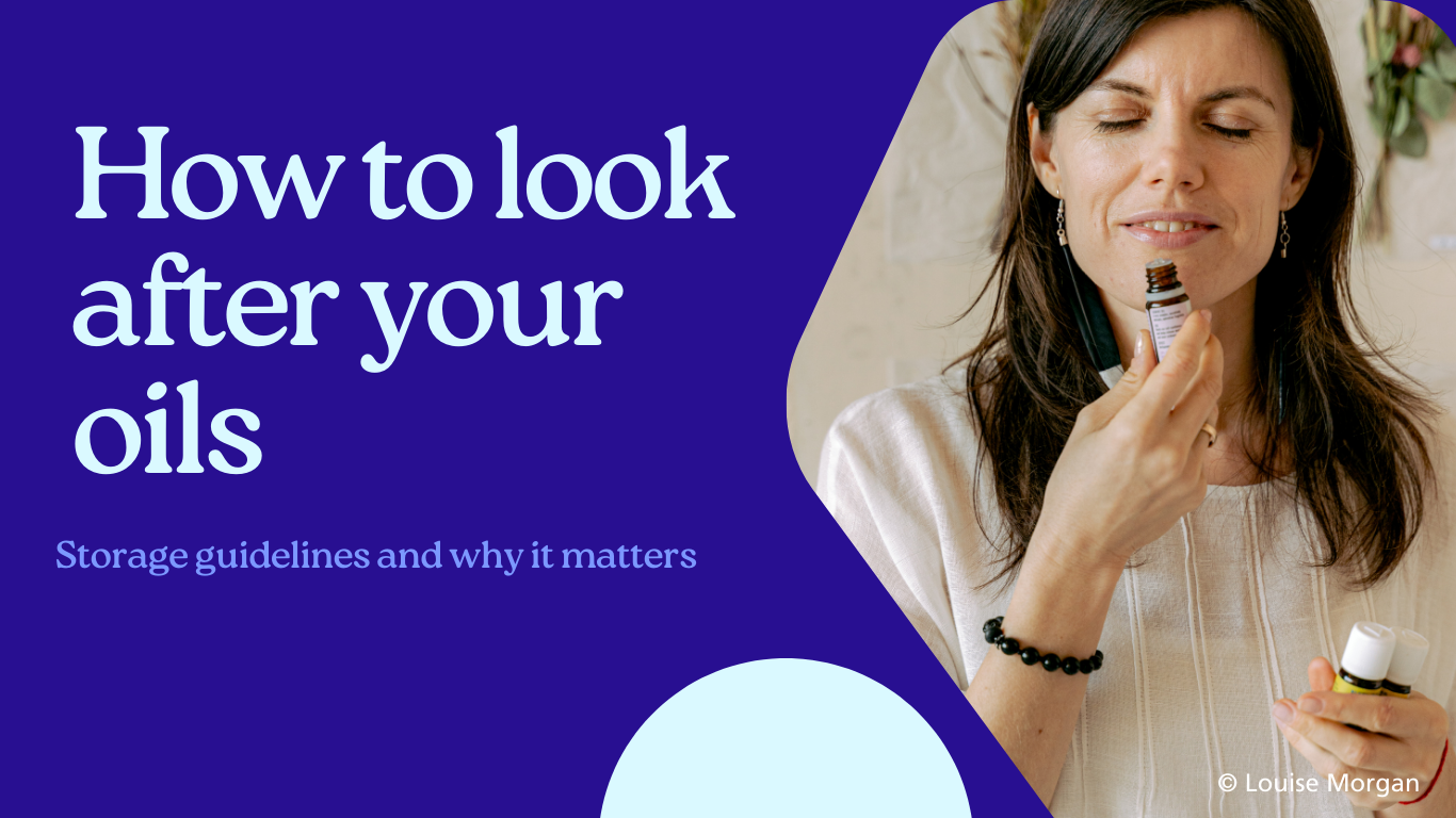 short video about how to safely store essential oils