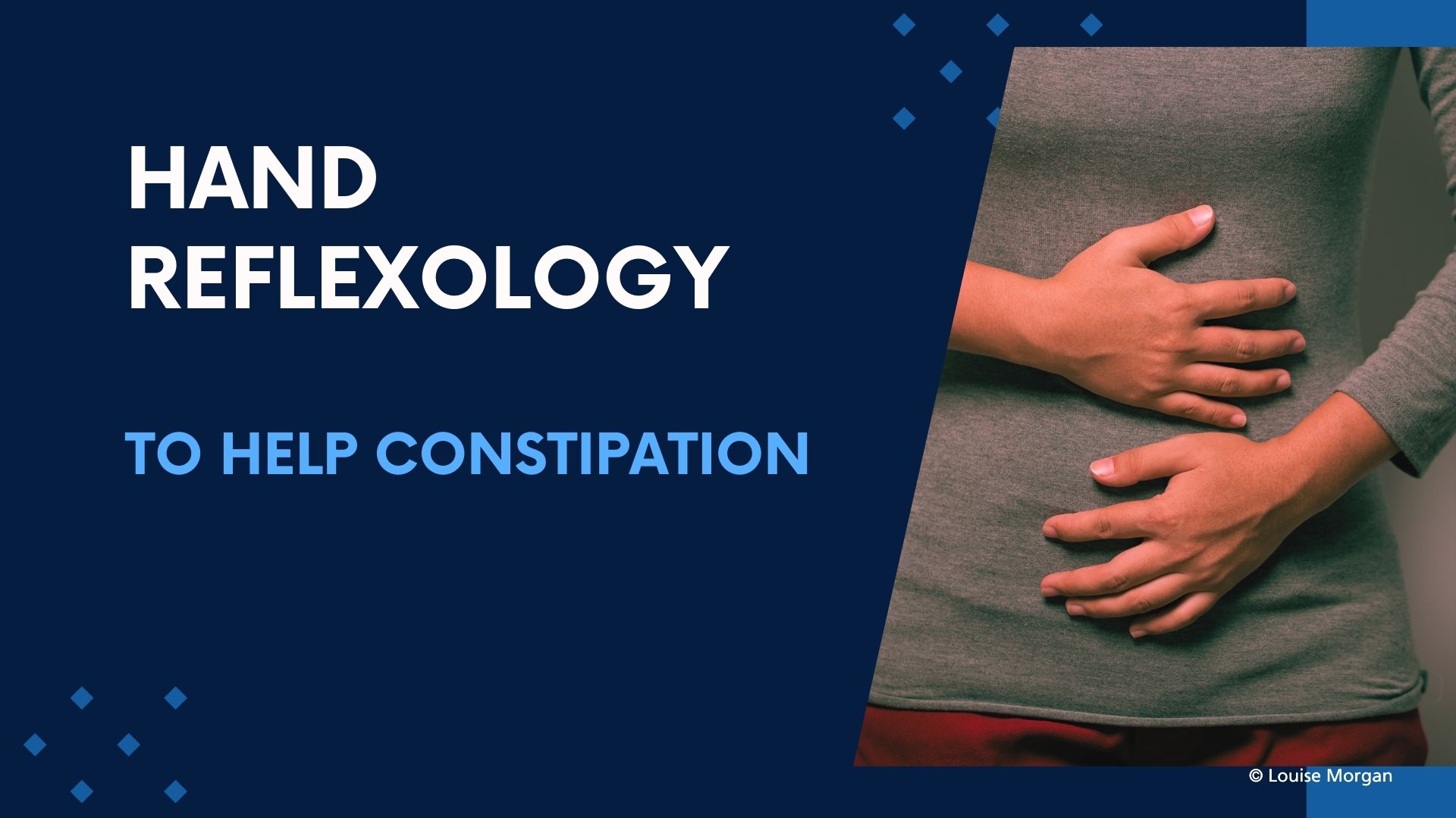 hand reflexology tips for constipation
